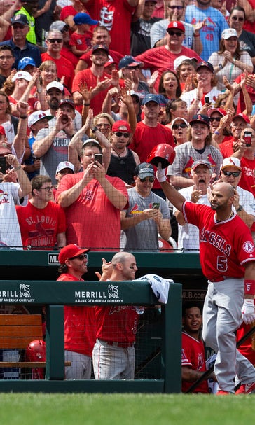 Pujols curtain call HR for Angels vs hometown Cards in loss